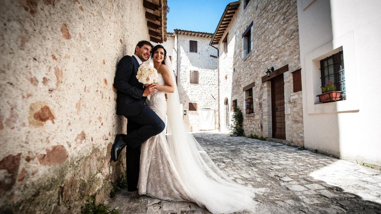 הוילה Sellano Castello Di Pupaggi מראה חיצוני תמונה